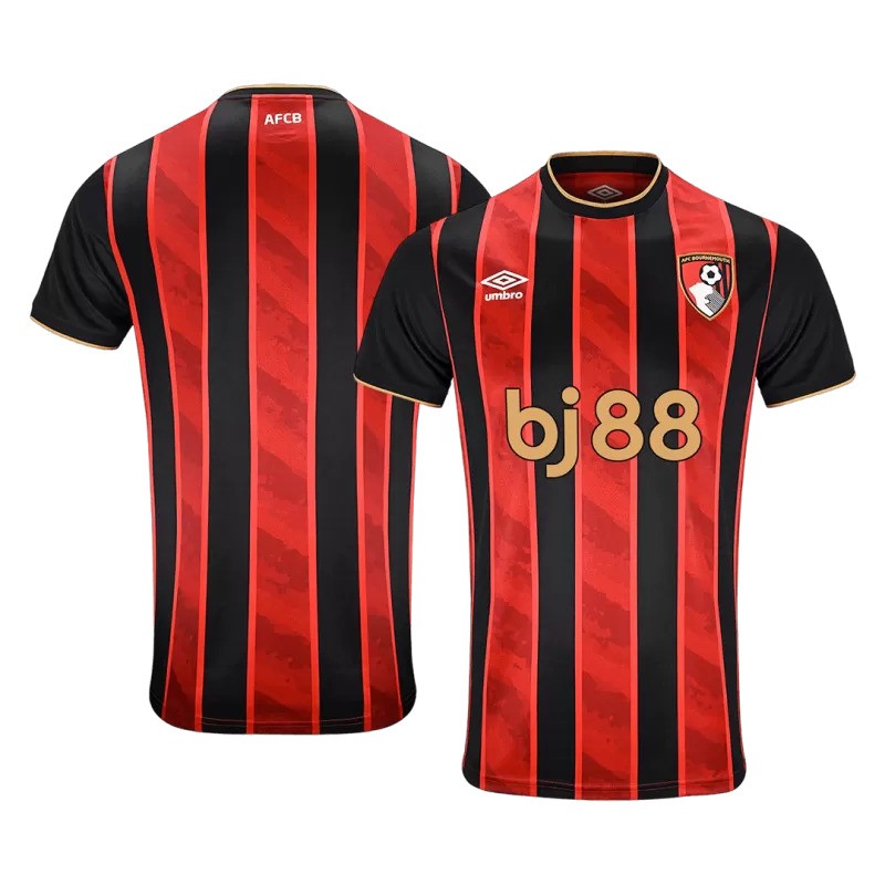 Maillot domicile Umbro rouge et noir de l’AFC Bournemouth 2025/26
