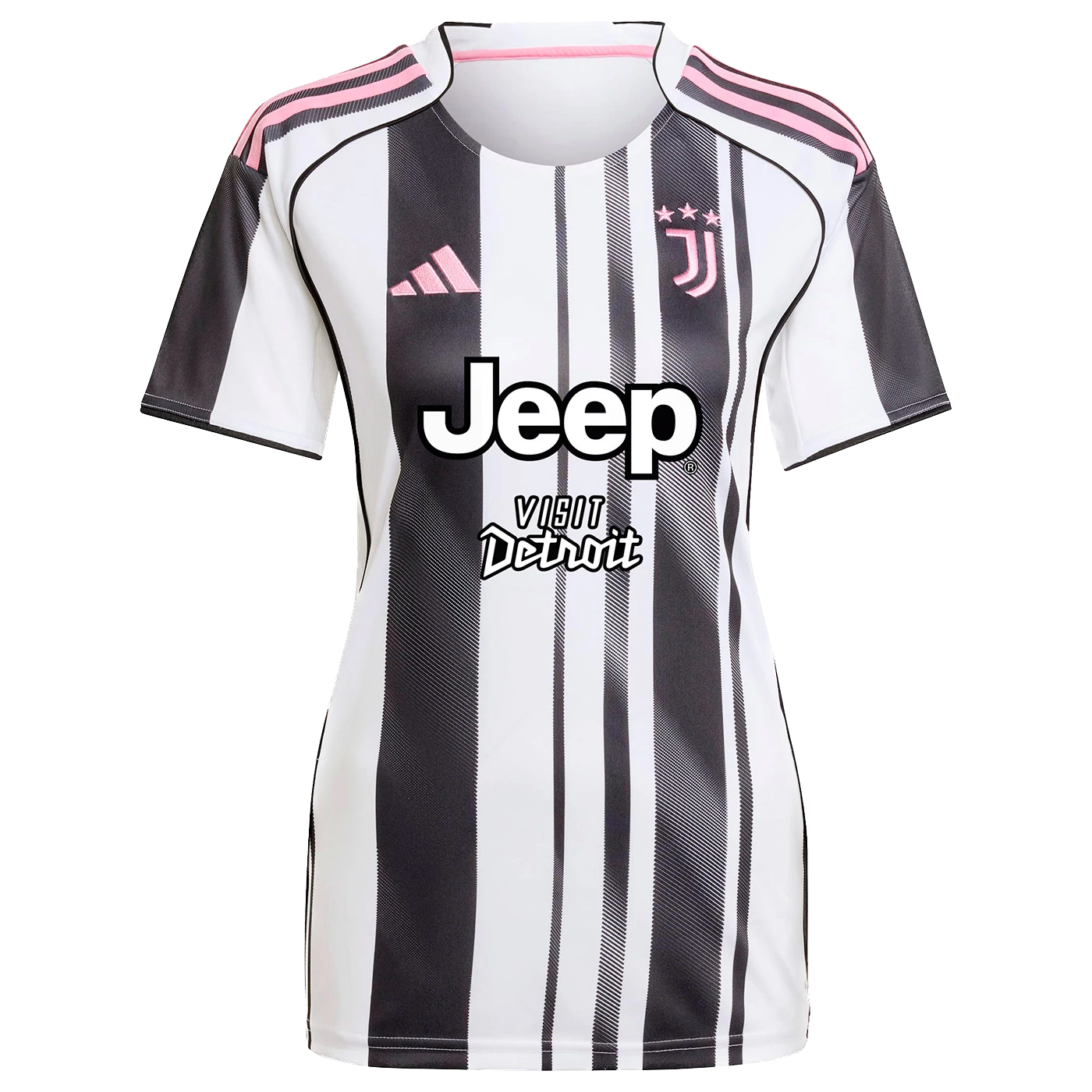Maillot adidas domicile de la Juventus 2025/26 pour femme, noir et blanc
