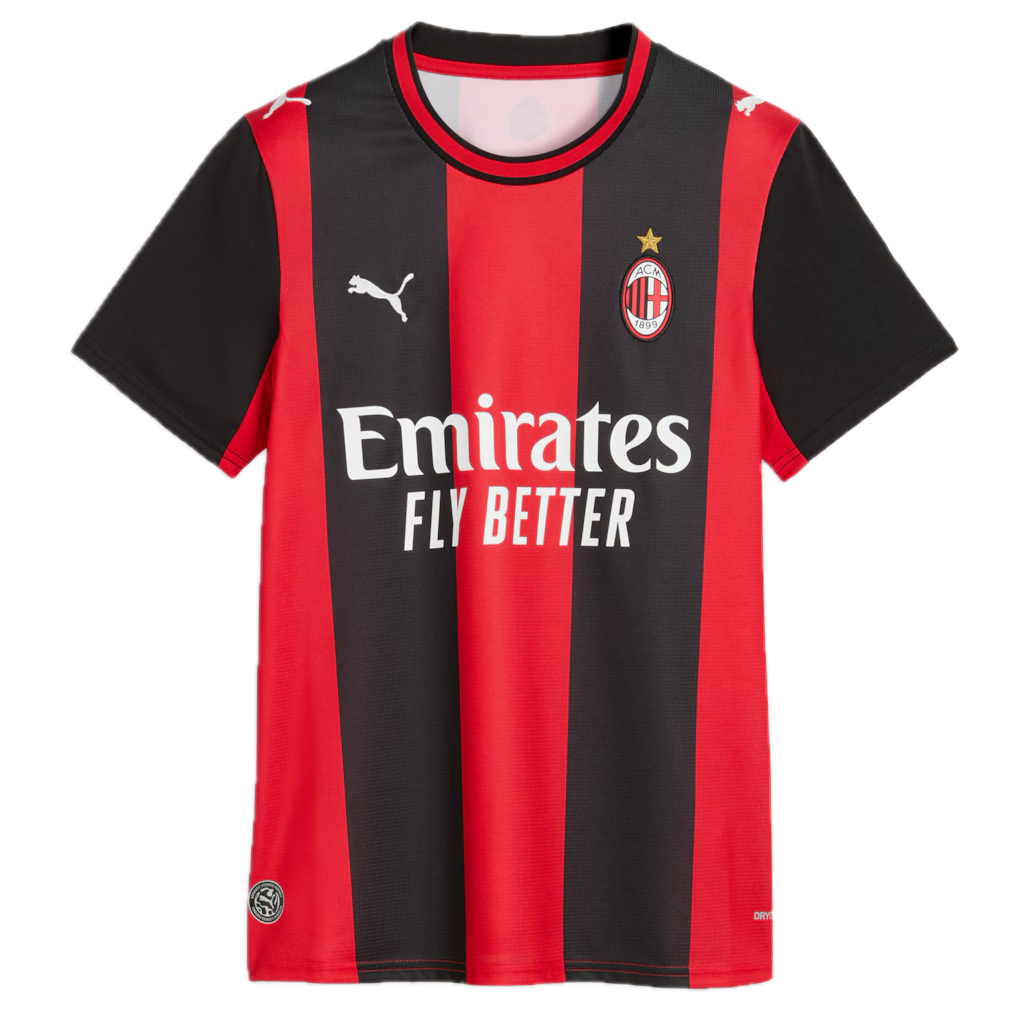 Maillot domicile PUMA de l’AC Milan 2026/27 pour femme, rouge et noir