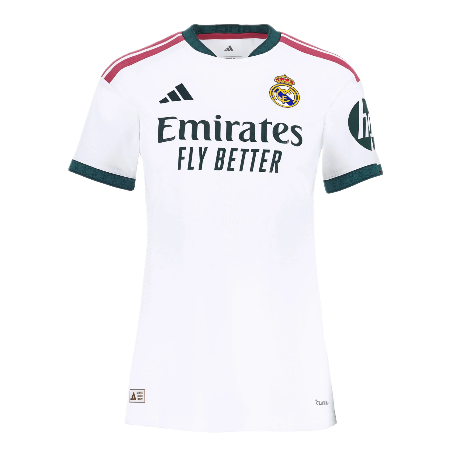 Maillot domicile adidas du Real Madrid 2026/27 pour femme, version joueur