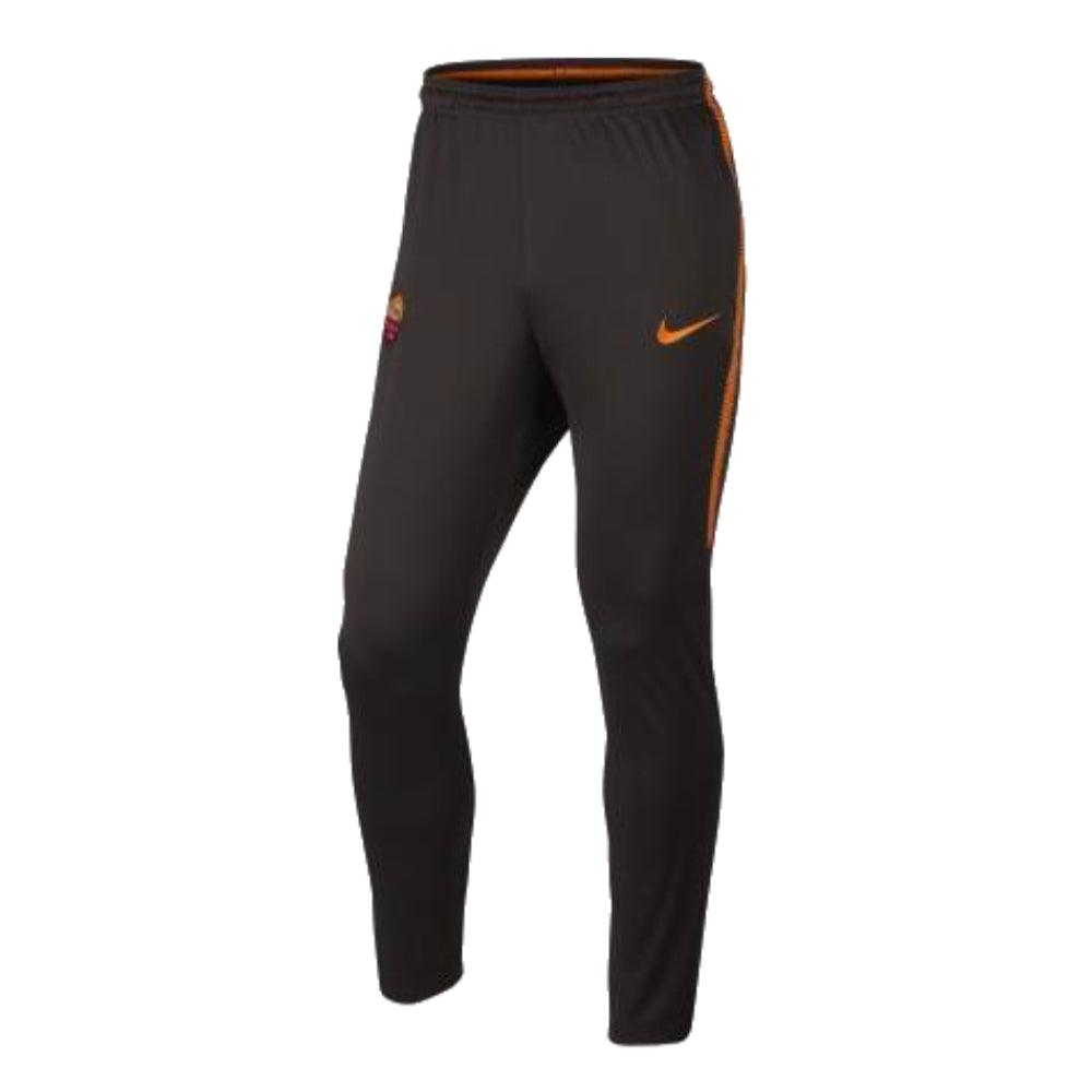 Pantalon de survêtement noir Nike de l’AS Roma 2017/18 pour adulte