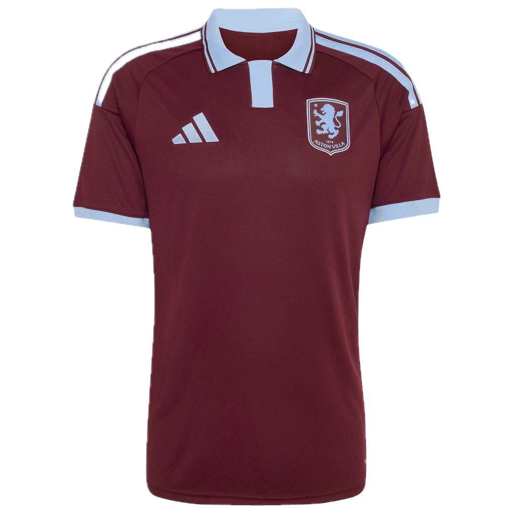 Maillot domicile adidas d’Aston Villa 2026/27 bordeaux et bleu, version supporter