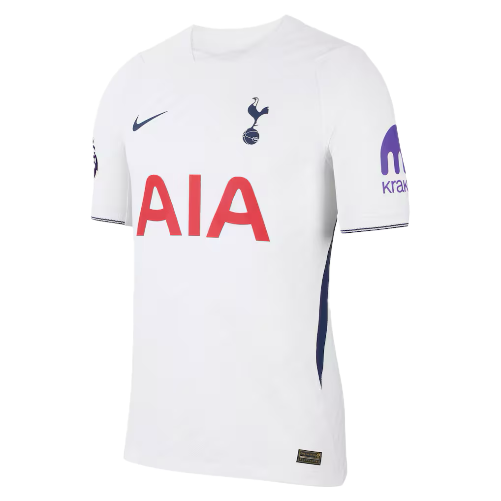 Maillot domicile Nike de Tottenham 2026/27 blanc et bleu marine, version joueur