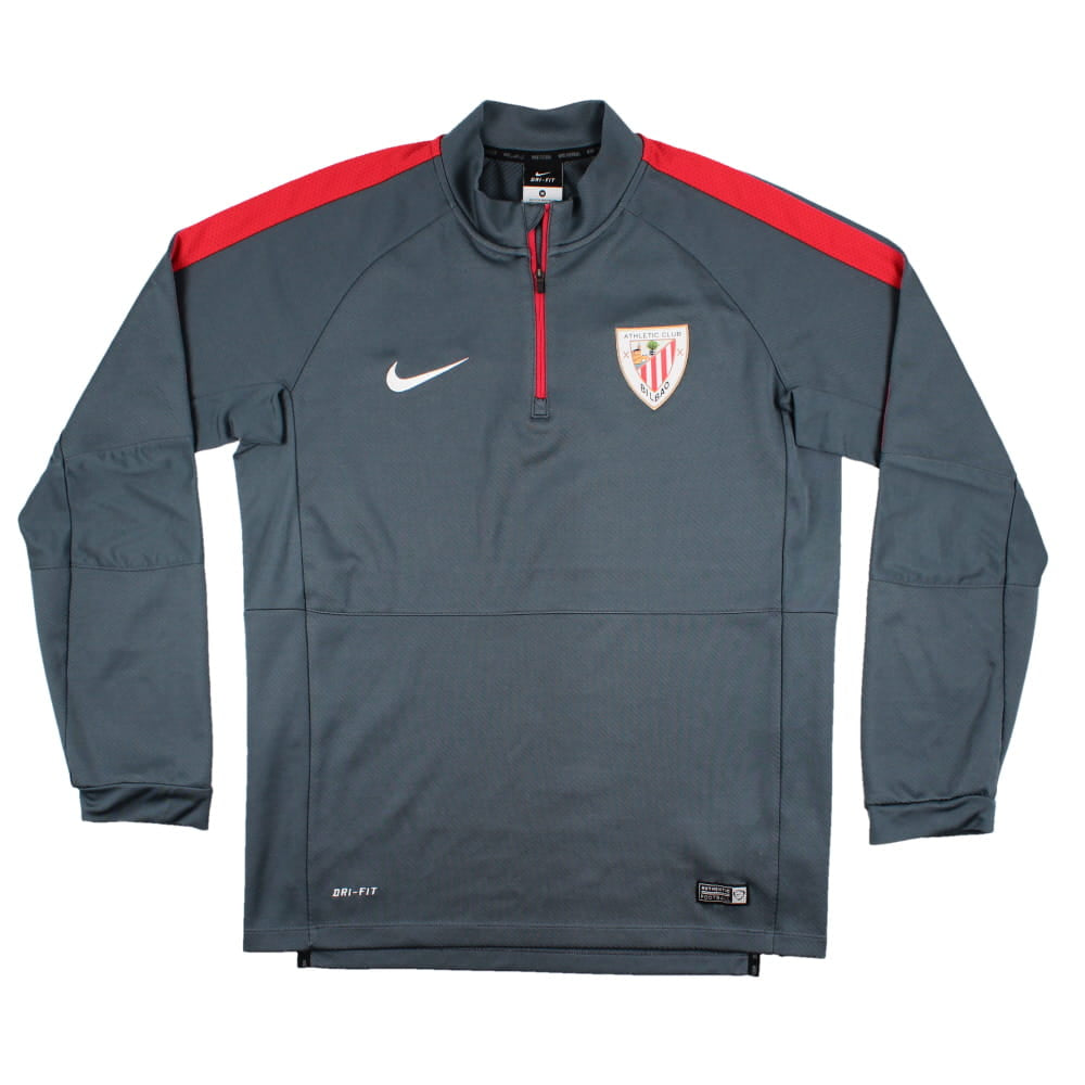 Veste de survêtement grise et rouge Nike de l’Athletic Club 2015/16