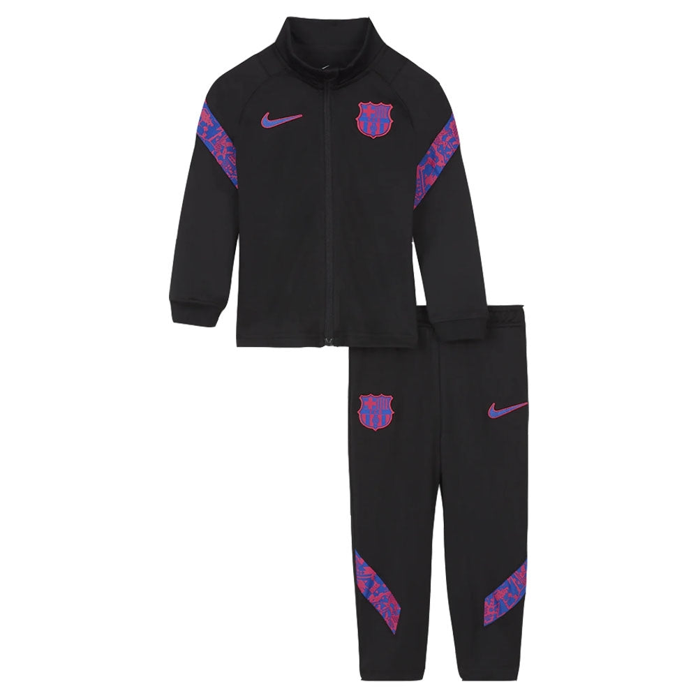 Survêtement Nike Strike noir du FC Barcelone 2021/22 pour enfant