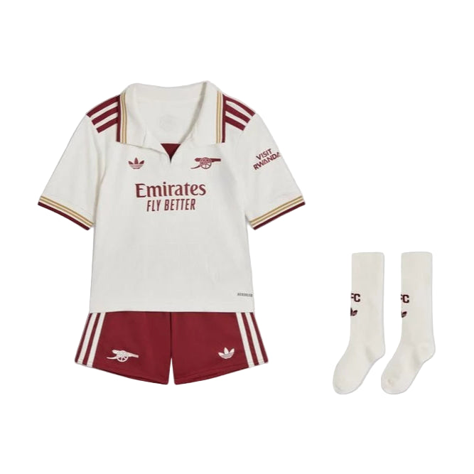 Tenue third adidas d’Arsenal 2025/26 pour enfant avec maillot, short et chaussettes