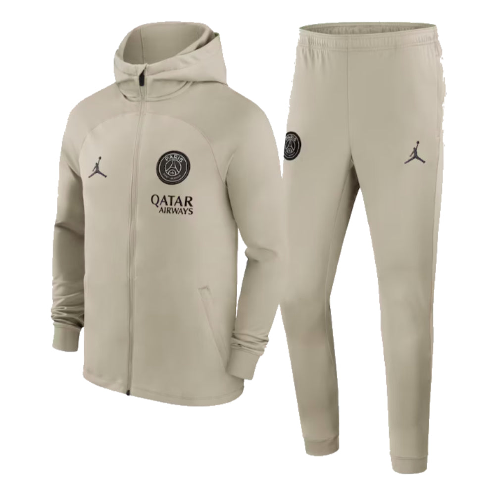 Survêtement enfant Nike Strike PSG 2023/24 couleur pierre avec veste à capuche