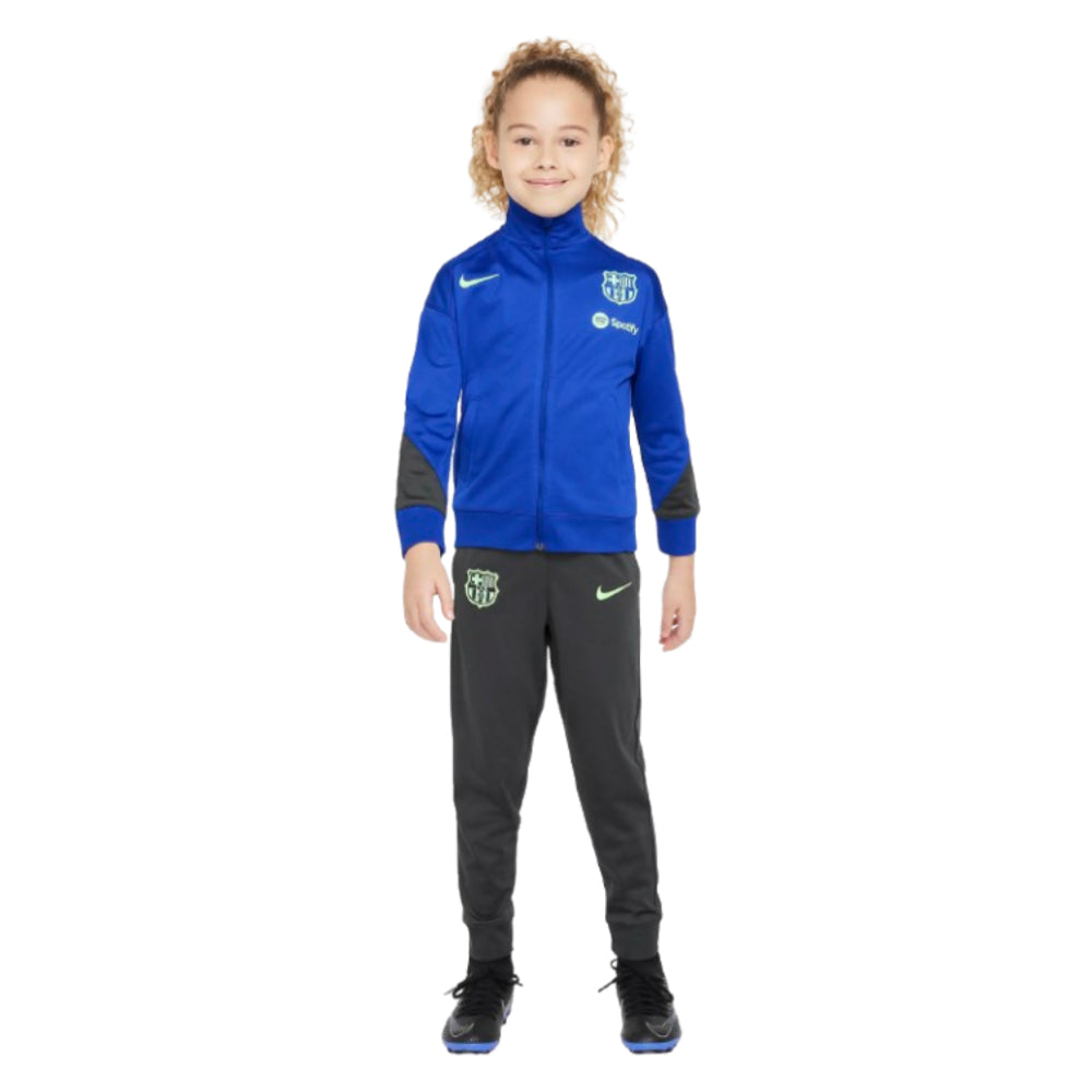 Survêtement Nike Strike FC Barcelona 2024/25 bleu pour jeune enfant