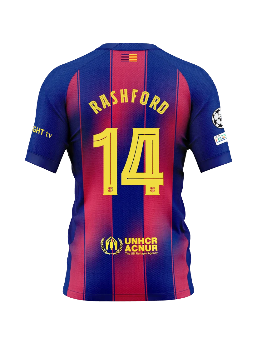 Maillot domicile bleu et grenat Nike du FC Barcelona 2025/26 pour homme