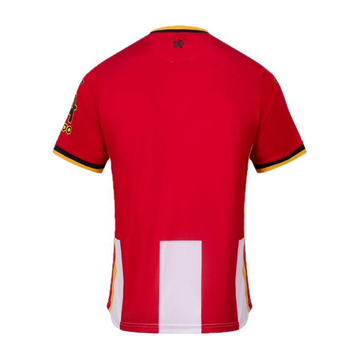 Maillot domicile Joma de Brentford 2026/27 rayé rouge et blanc avec détails jaune miel