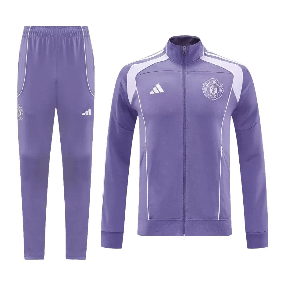 Survêtement violet adidas de Manchester United 2025/26