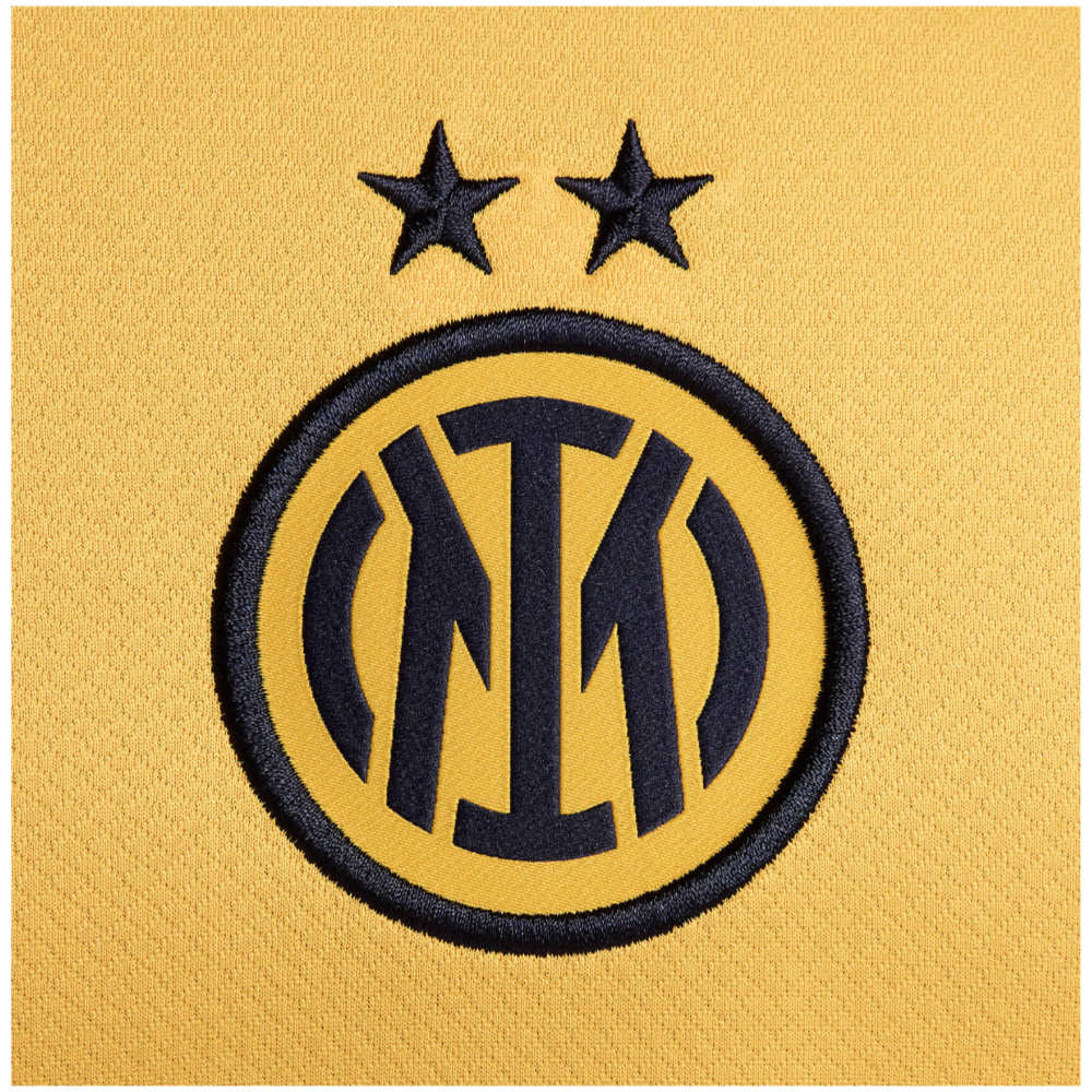 Troisième maillot Nike jaune doré de l’Inter Milan 2024/25