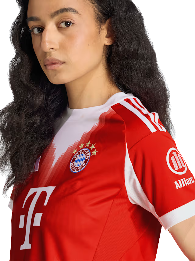 Maillot domicile rouge adidas du Bayern Munich 2025/26 pour femme