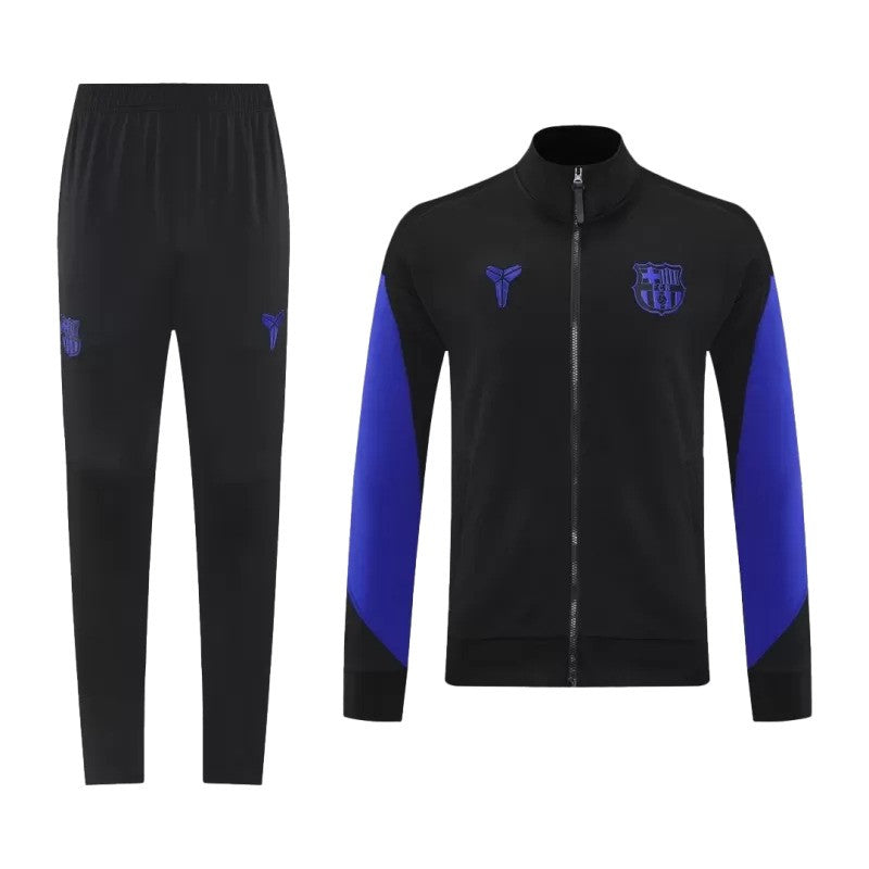 Survêtement Nike du FC Barcelona 2025/26 noir et violet avec veste et pantalon