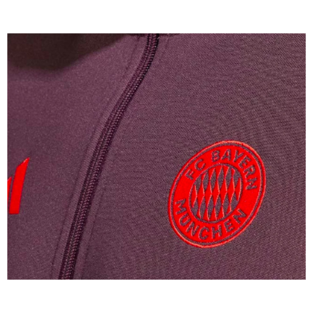 Survêtement bordeaux foncé adidas du Bayern Munich 2024/25 pour enfant