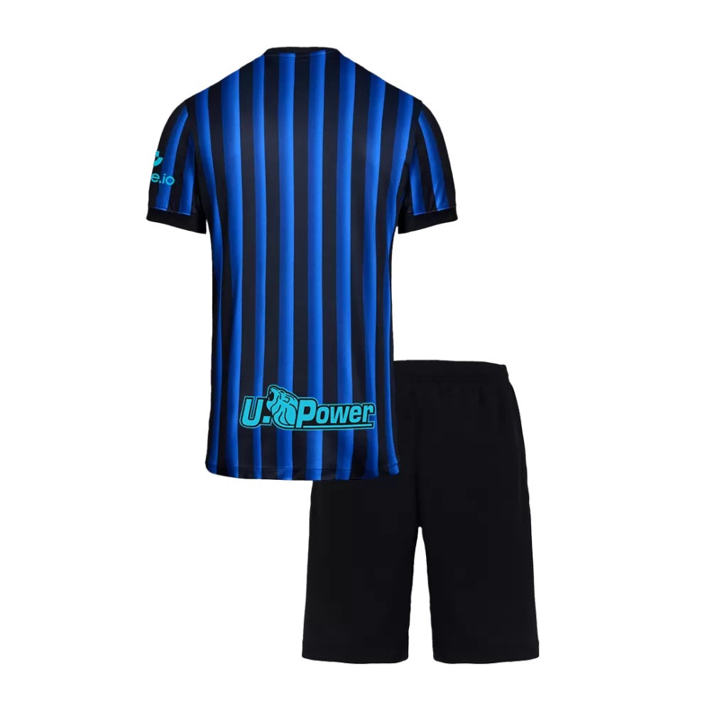 Tenue domicile enfant Nike de l’Inter Milan 2025/26 noire et bleue