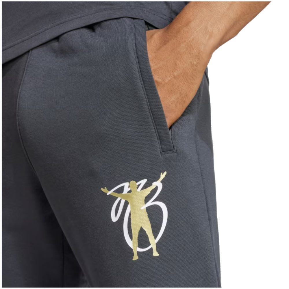 Pantalon de football adidas Jude Bellingham gris avec chevilles resserrées