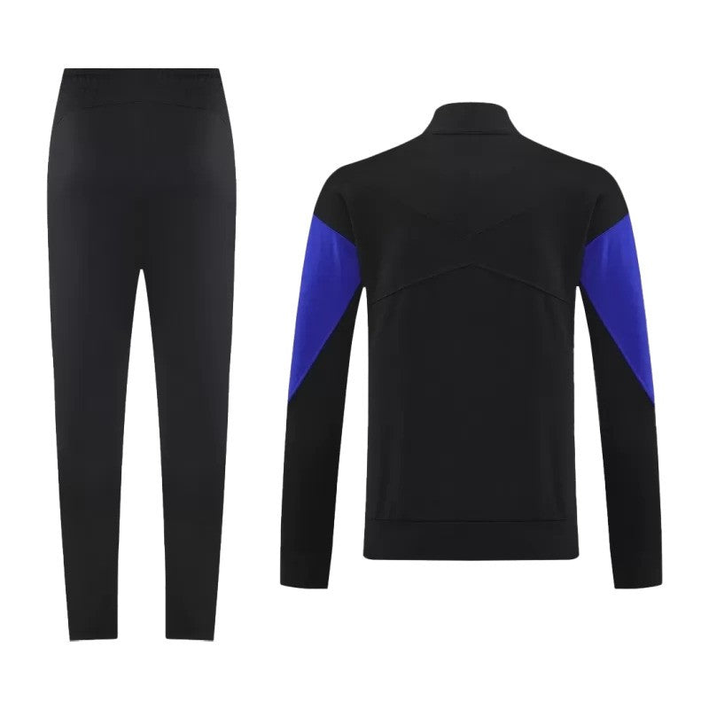 Survêtement Nike du FC Barcelona 2025/26 noir et violet avec veste et pantalon