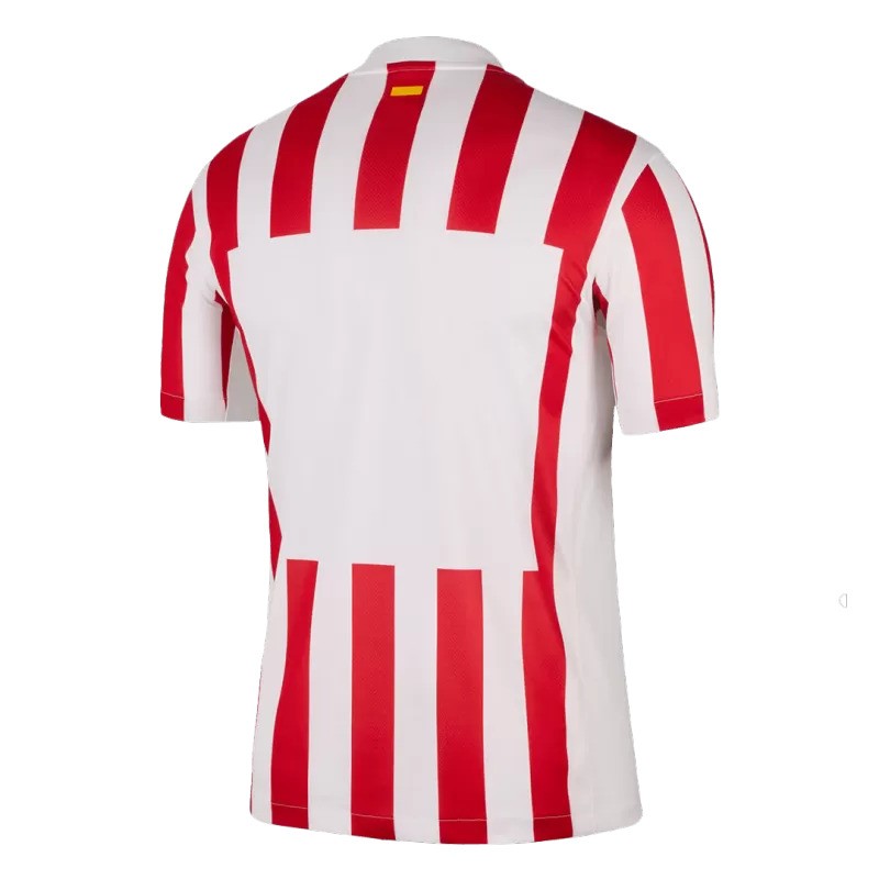 Maillot domicile rayé rouge et blanc Nike de l’Atlético de Madrid 2025/26