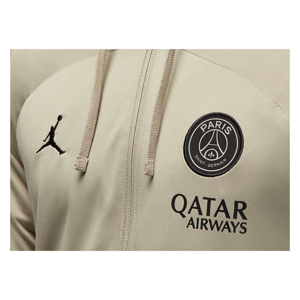 Survêtement Nike Strike PSG 2023/24 couleur pierre avec veste à capuche