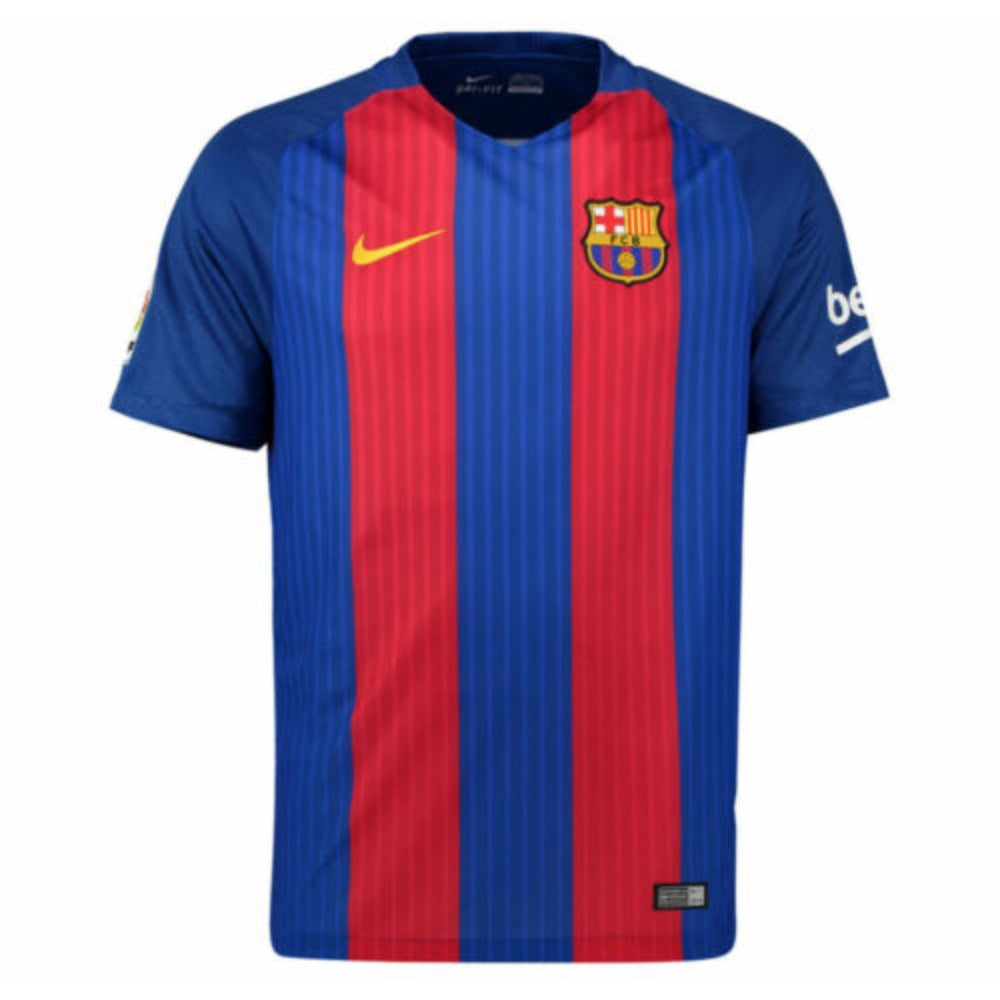 Maillot Nike domicile du FC Barcelona 2016/17 bleu et grenat pour homme