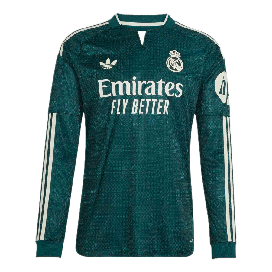Maillot extérieur adidas du Real Madrid 2026/27 à manches longues, version supporter