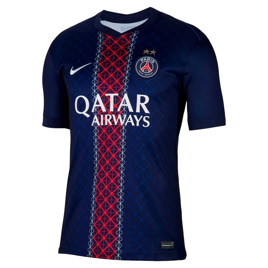Maillot domicile Nike du PSG 2025/26, édition commémorative à deux étoiles