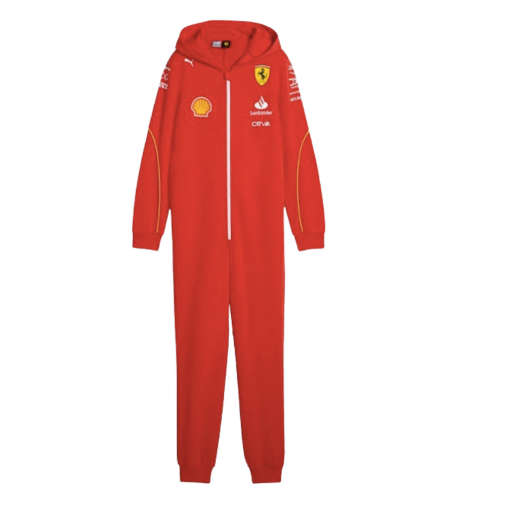 Combinaison d’intérieur PUMA Scuderia Ferrari 2024 rouge pour enfant