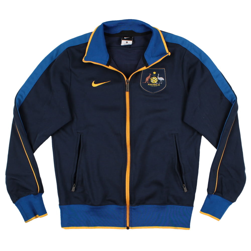 Veste de survêtement Nike bleu marine de l'Australie 2012/14 à manches longues
