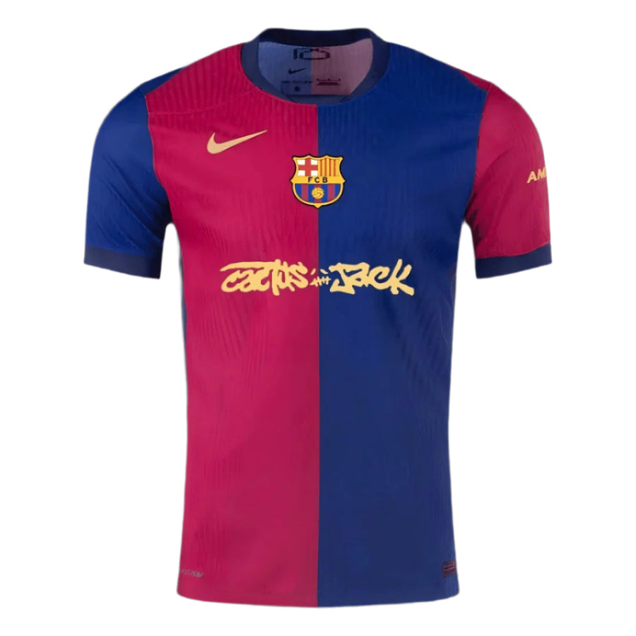 Maillot joueur Nike du FC Barcelona 2024/25, édition spéciale Travis Scott