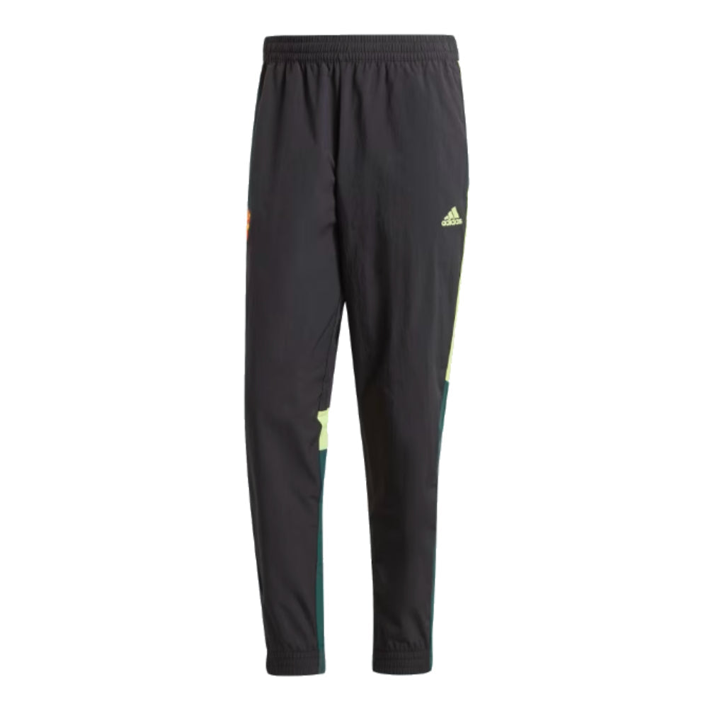 Pantalon de survêtement noir adidas Manchester United 2024/25