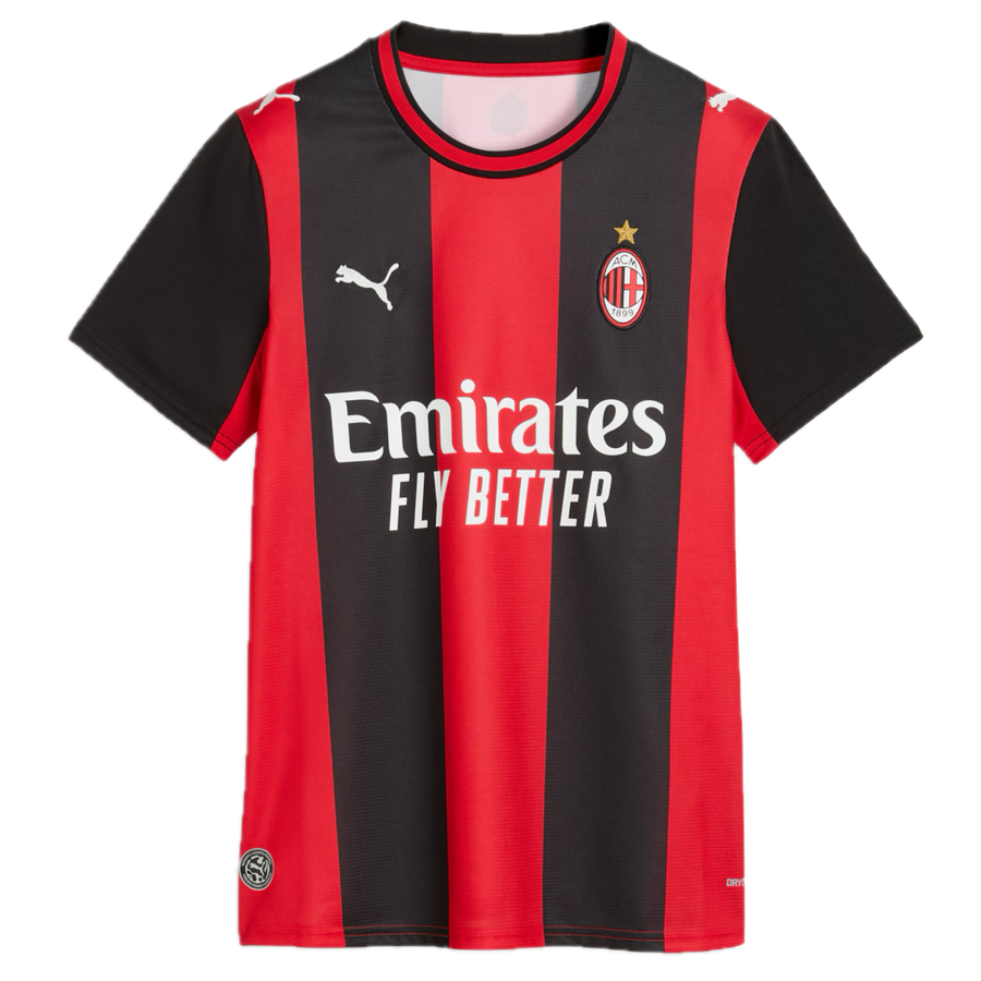 Maillot domicile PUMA de l’AC Milan 2026/27 pour femme, rouge et noir