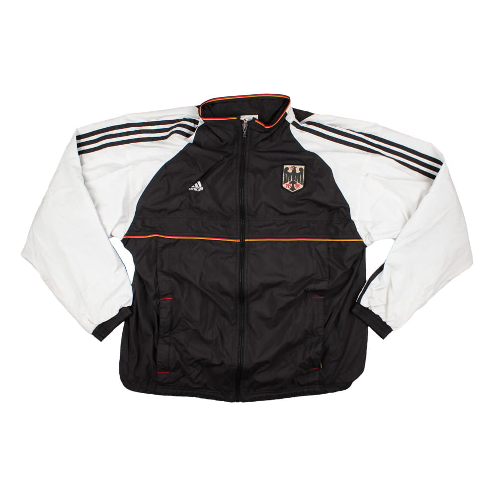 Veste de survêtement adidas noire de l’Allemagne 1991/92