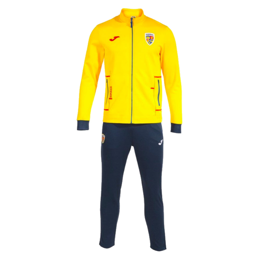 Survêtement Joma Roumanie 2023/24 avec veste jaune et pantalon bleu marine