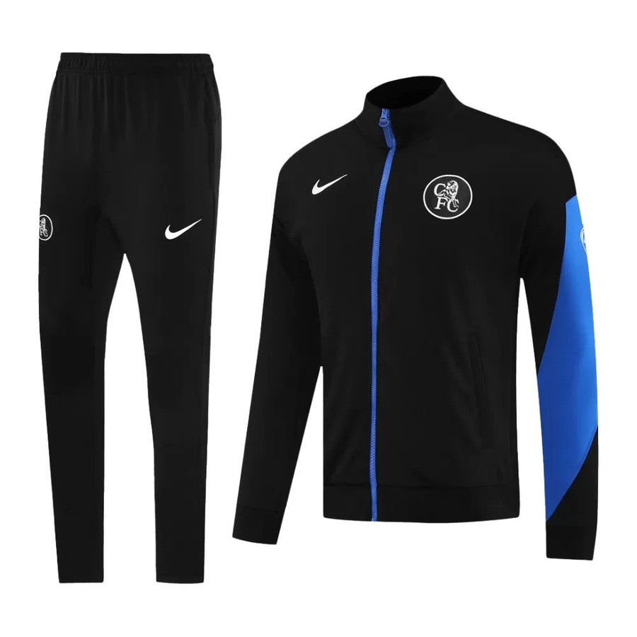 Veste de survêtement noire Nike de Chelsea 2025/26
