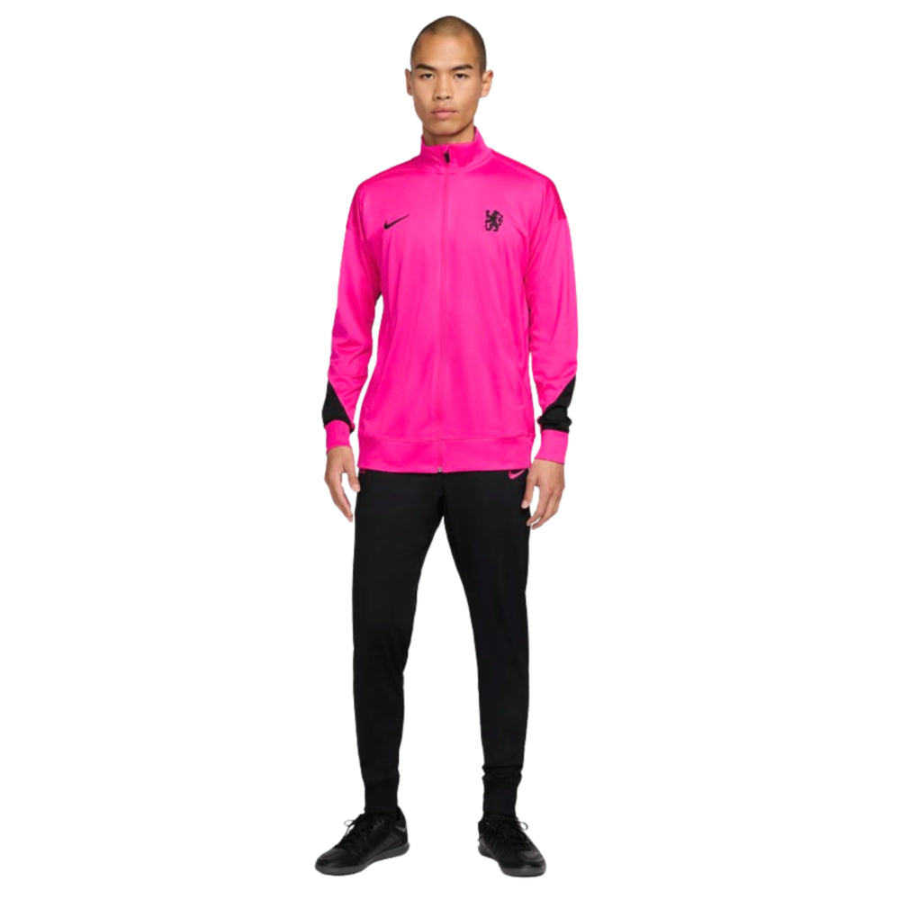 Survêtement Nike Chelsea Strike Dri-FIT 2024/25 rose avec veste et pantalon