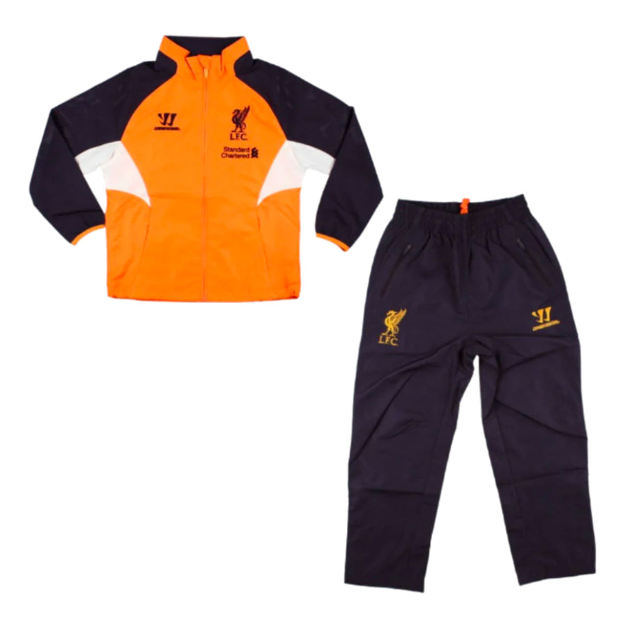Survêtement Warrior de Liverpool 2012/13 pour enfant, orange et noir