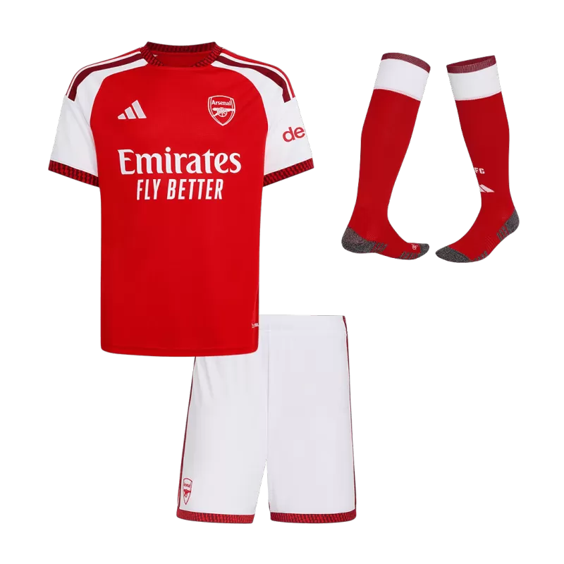 Tenue domicile adidas d’Arsenal 2026/27 pour enfant avec maillot et short