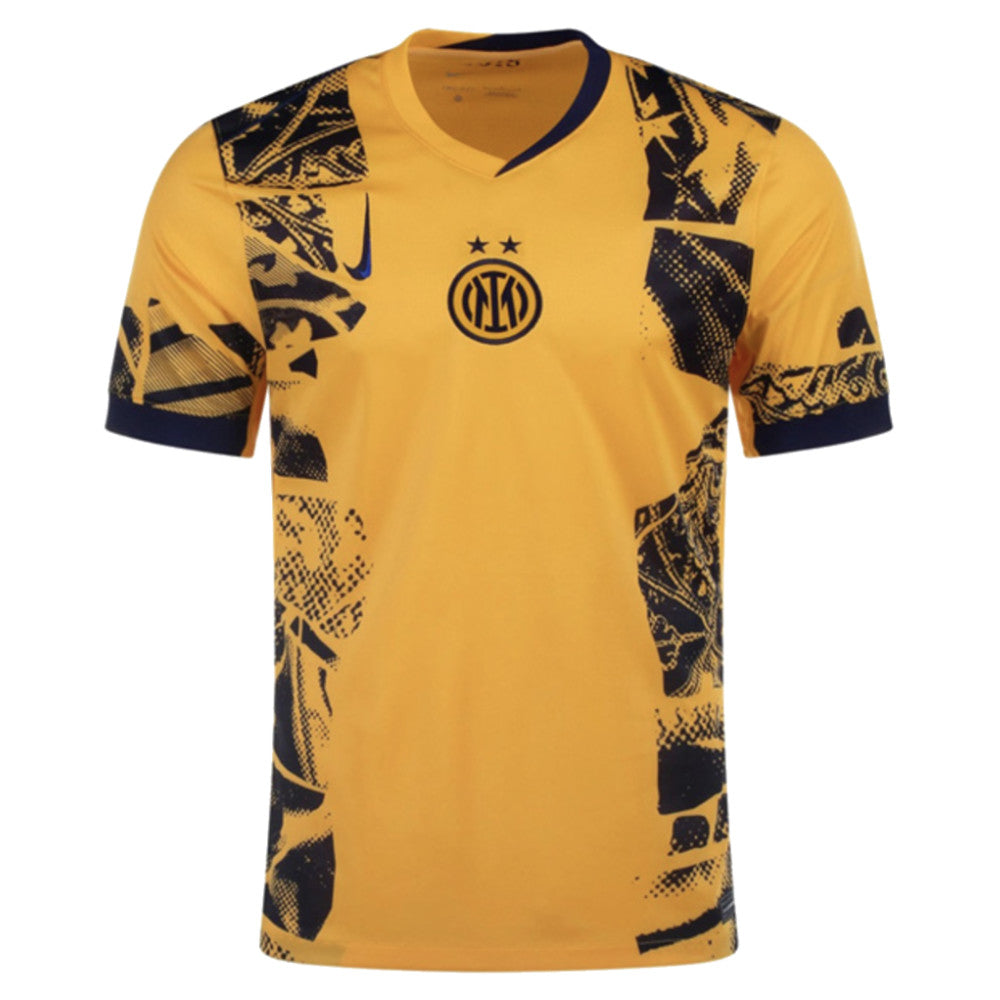 Troisième maillot Nike jaune doré de l’Inter Milan 2024/25