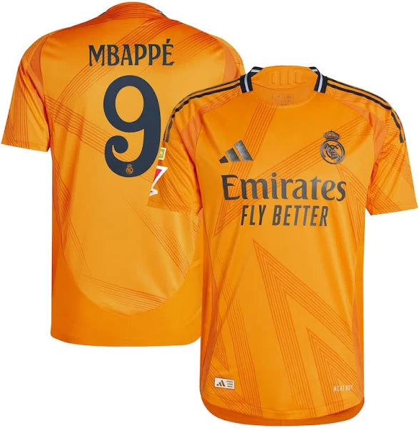 Maillot extérieur authentique adidas du Real Madrid 2024/25 orange