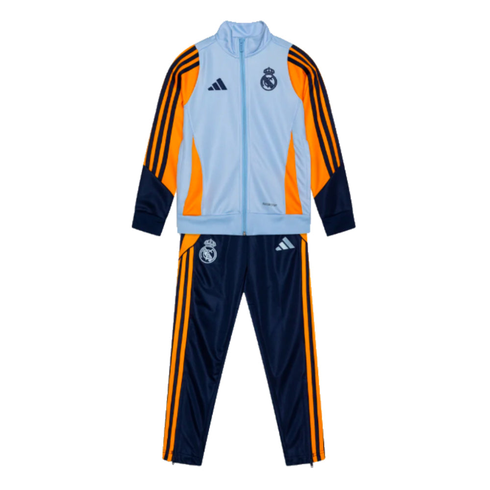 Survêtement bleu adidas du Real Madrid 2024/25 pour enfant