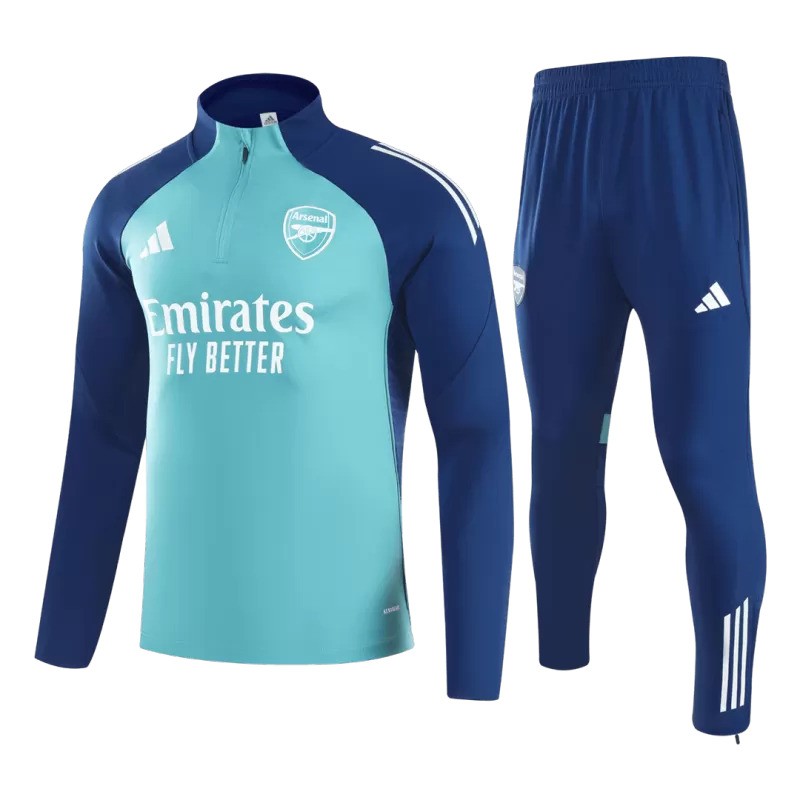 Survêtement vert adidas d'Arsenal 2025/26 à quart de zip