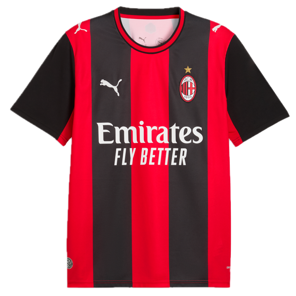 Maillot domicile PUMA de l’AC Milan 2026/27 rouge et noir, version supporter