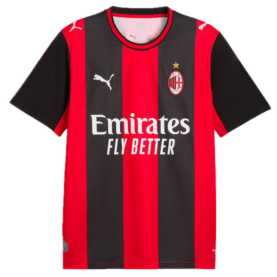 Maillot domicile PUMA de l’AC Milan 2026/27 rouge et noir, version supporter