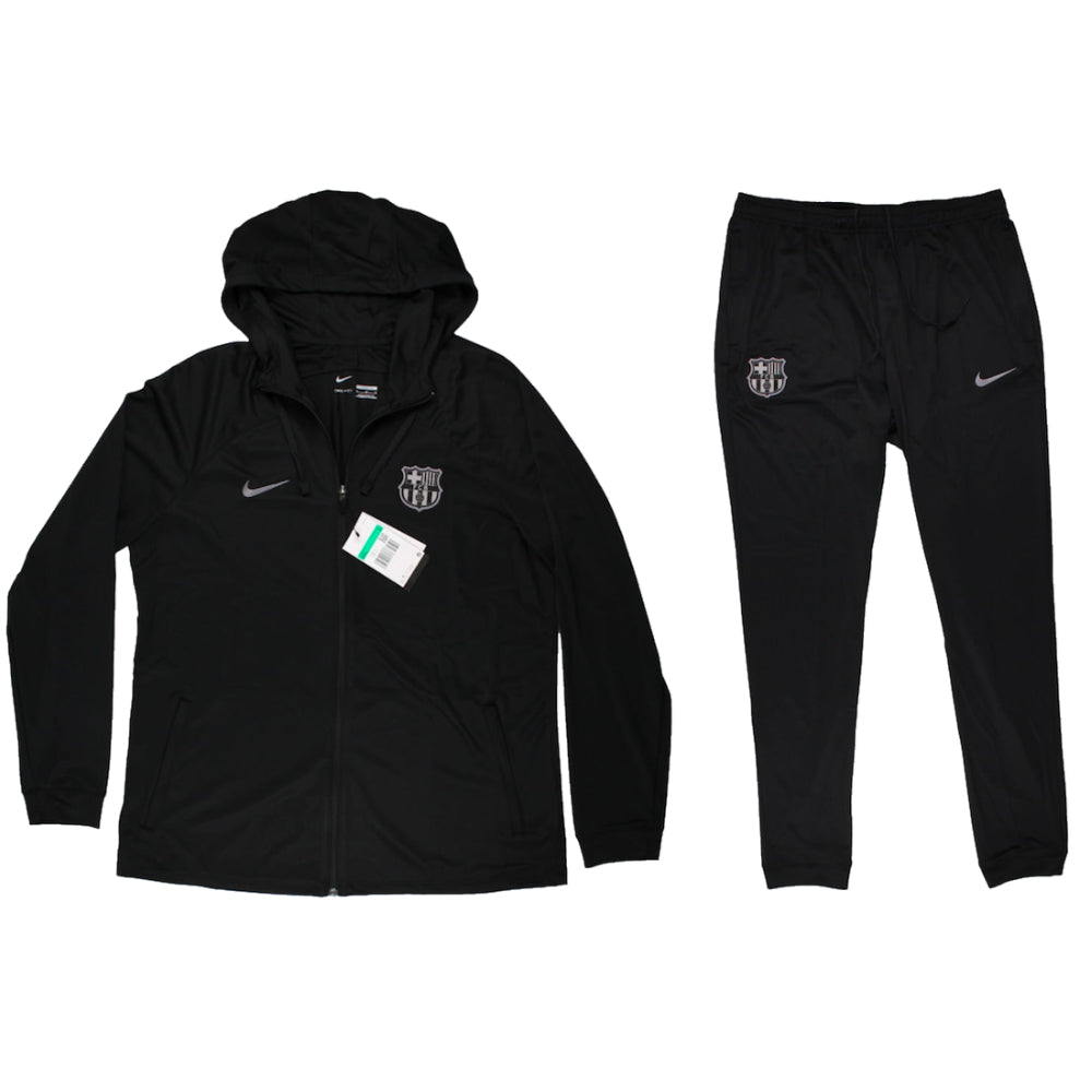 Survêtement noir à capuche Nike Strike FC Barcelona 2022/23