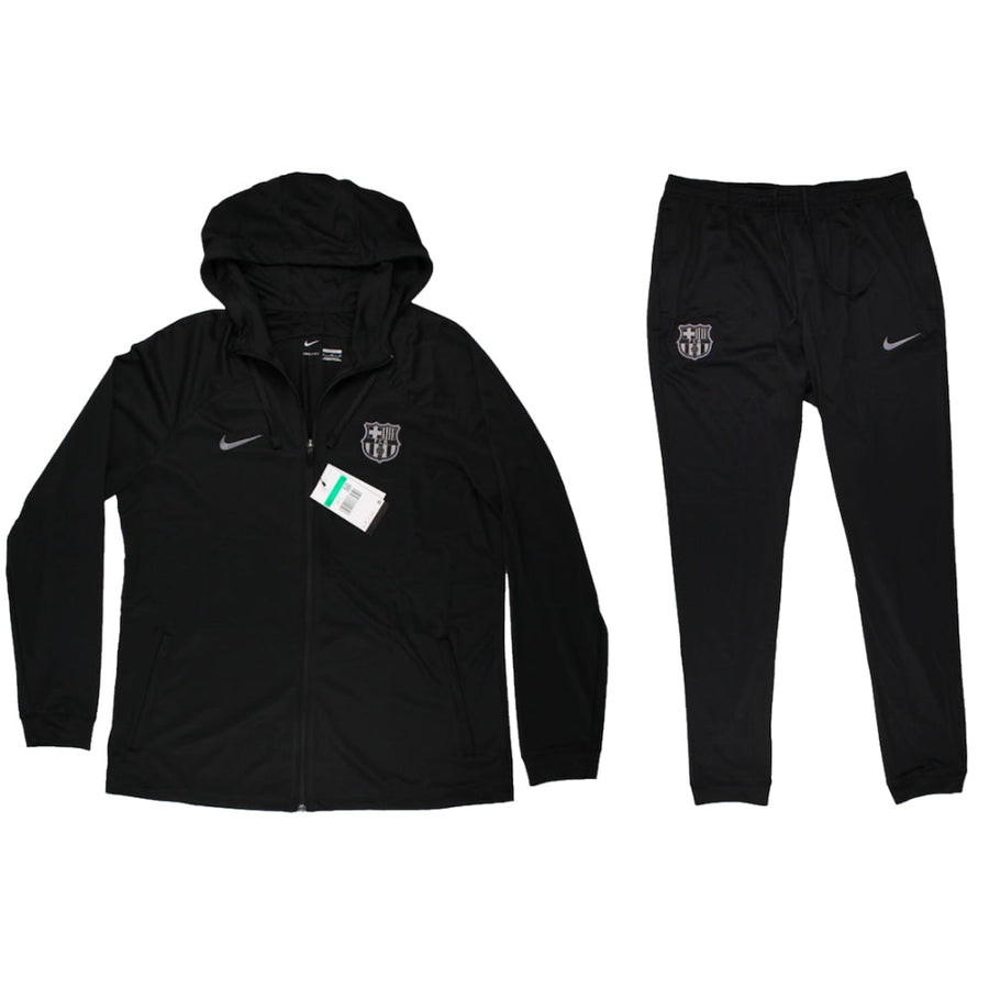 Survêtement noir à capuche Nike Strike FC Barcelona 2022/23