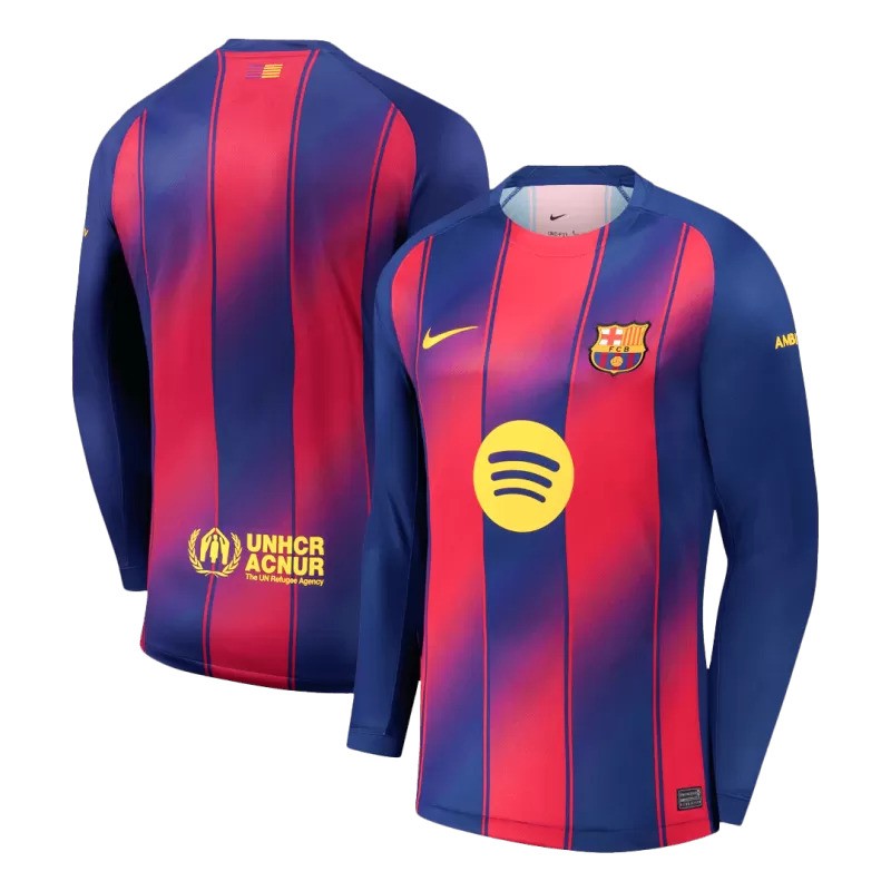 Maillot domicile Nike du FC Barcelona 2025/26 à manches longues