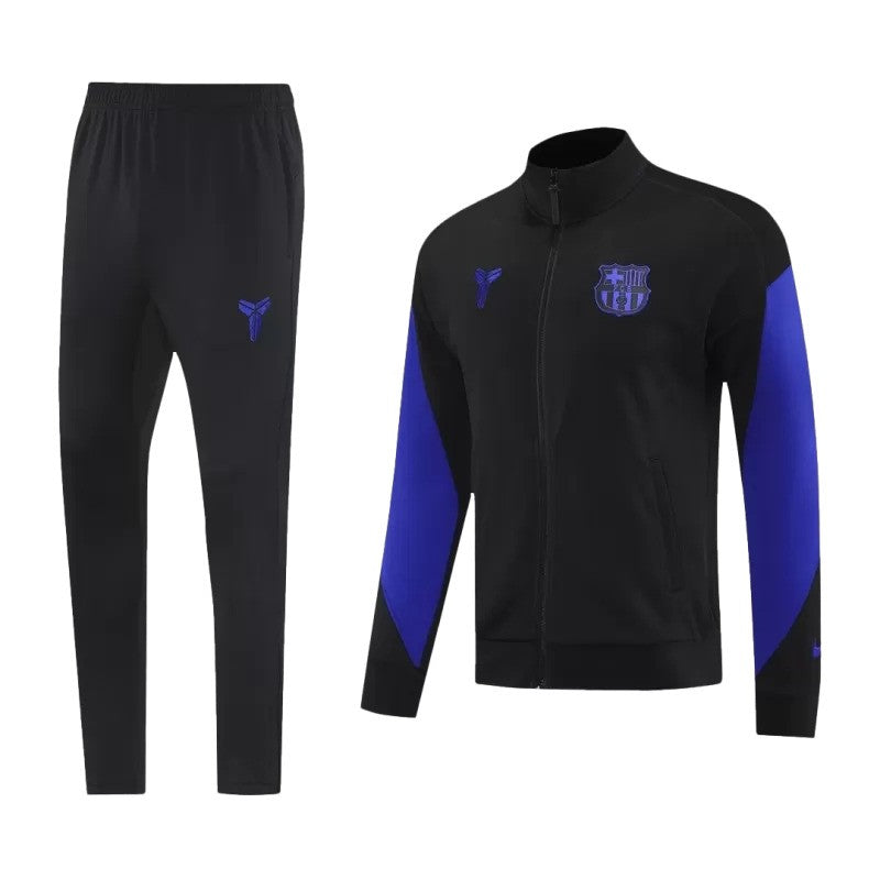 Survêtement Nike du FC Barcelona 2025/26 noir et violet avec veste et pantalon