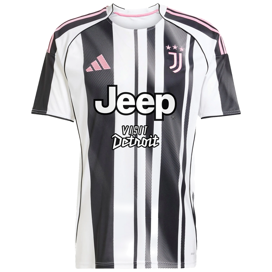 Maillot domicile adidas de la Juventus 2025/26 noir et blanc