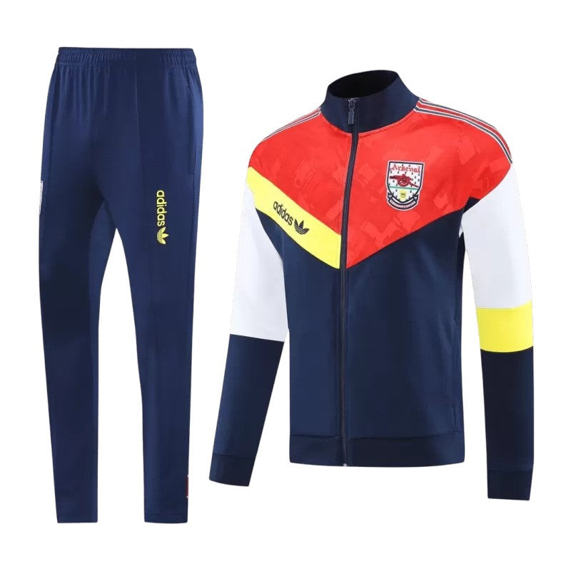 Survêtement adidas d’Arsenal 2025/26 bleu marine et rouge